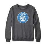 Expo 86 Retro Stripe Logo Sweatshirt and Hoodie