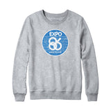 Expo 86 Retro Stripe Logo Sweatshirt and Hoodie