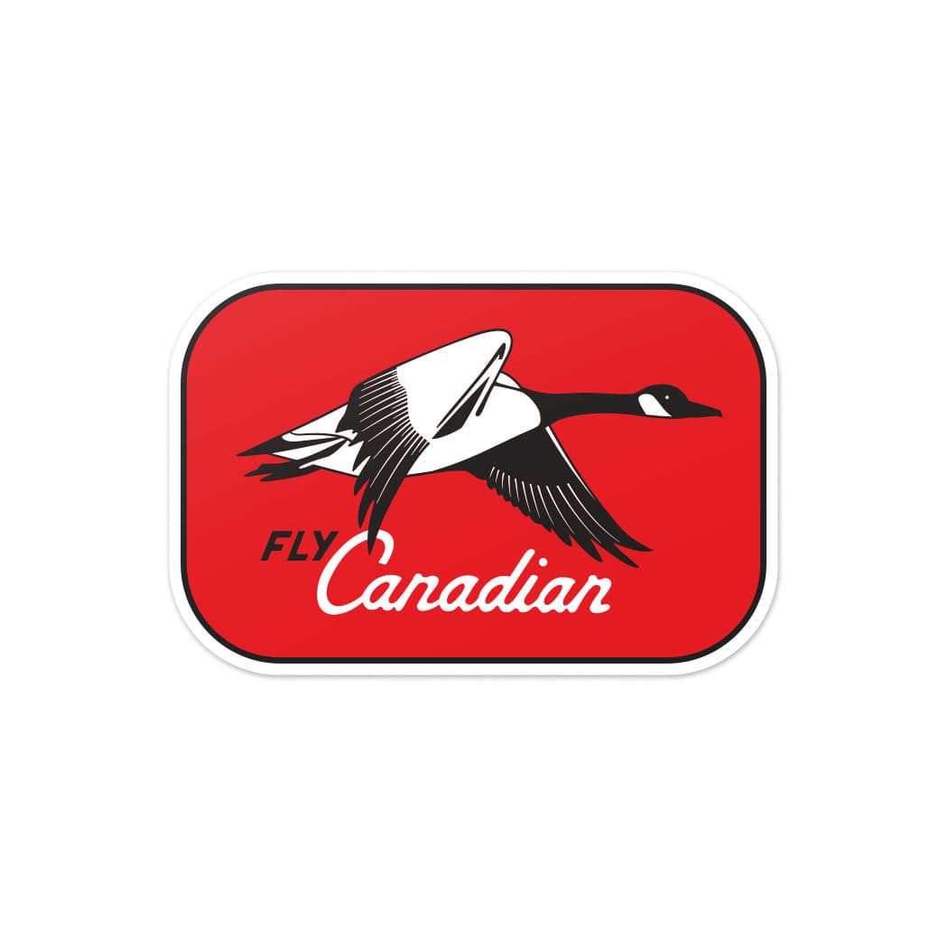 Fly Canadian Goose Vinyl Sticker – Black Maple Trading Co.