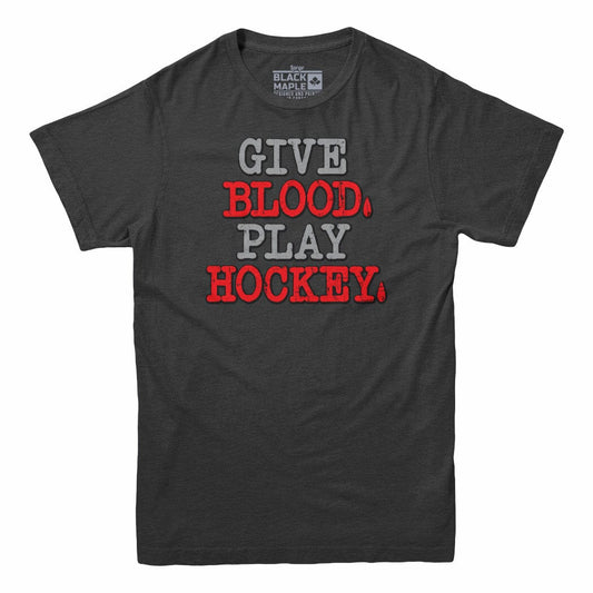 Give Blood Play Hockey ??Men's T-shirt