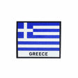 Greece Flag Black Frame Iron On Patch