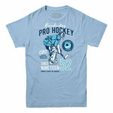 Hockey Night In Canada Broadcasting Pro Hockey Men's T-shirt Light Blue