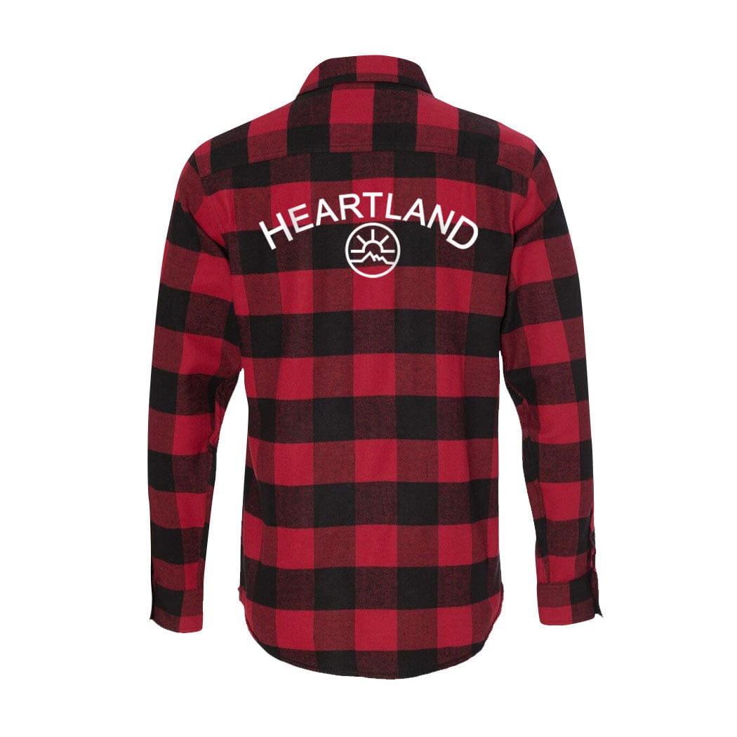 Heartland Ranch Logo Buffalo Plaid Shirt