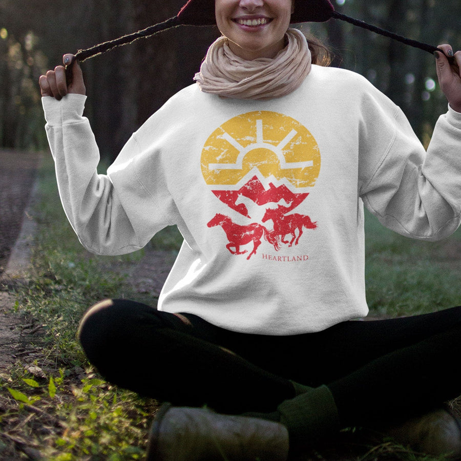 Heartland Running Horses Sweatshirt