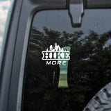 Hike More Car Decal