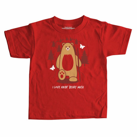 I Love Hiking Beary Much Kids T-shirt