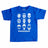 Hockey Goalie Mask Evolution Kids T-shirt Blue