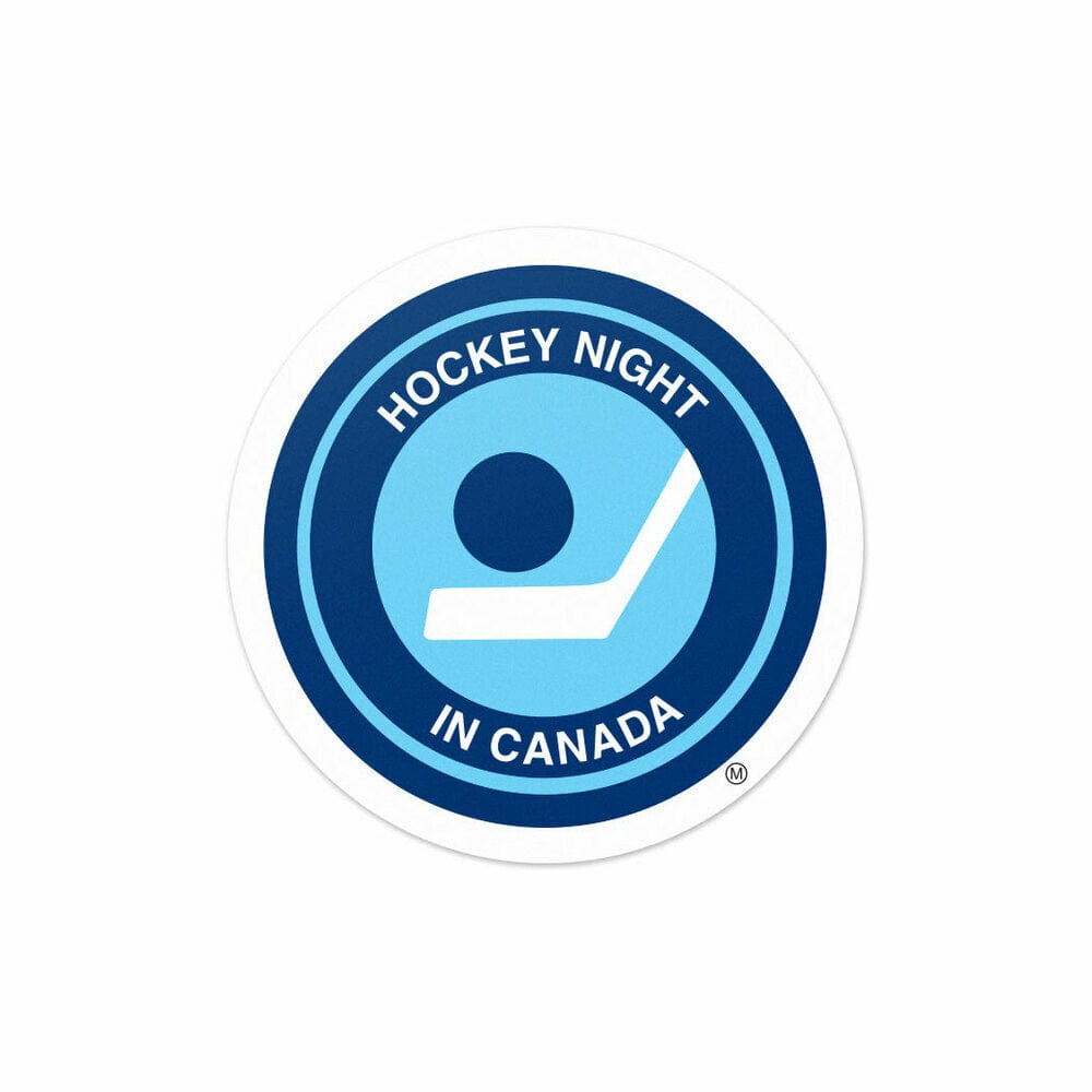 Hockey Night In Canada Retro Vinyl Sticker