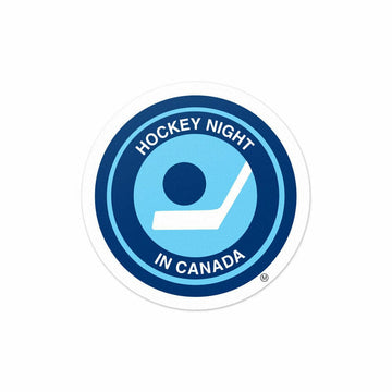 Hockey Night In Canada Retro Vinyl Sticker