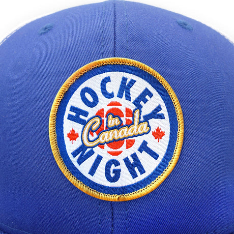 Hockey Night in Canada Royal Blue and White Trucker Cap