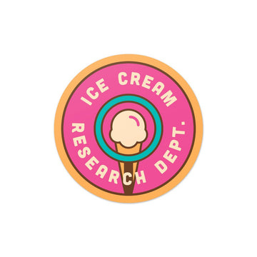 Ice Cream Research Dept Sticker