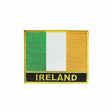 Ireland Flag Gold Frame Iron On Patch