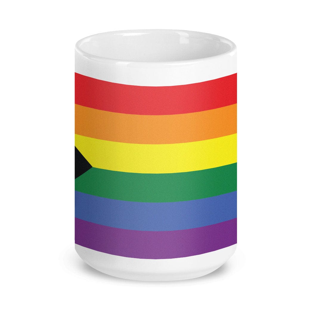 LGBTQ+ Progressive Pride Flag 15 oz Mug