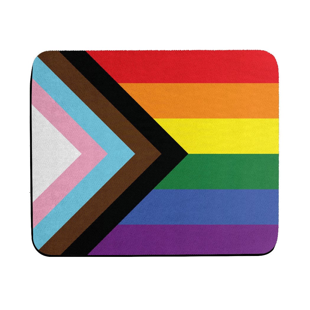 LGBTQ+ Progress Pride Flag Mouse Pad