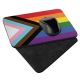 LGBTQ+ Progress Pride Flag Mouse Pad