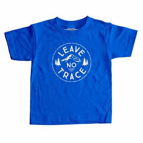 Leave No Trace Kids T-shirt Royal Blue