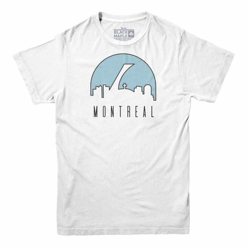 Montreal Sunny Skyline Mens T-shirt
