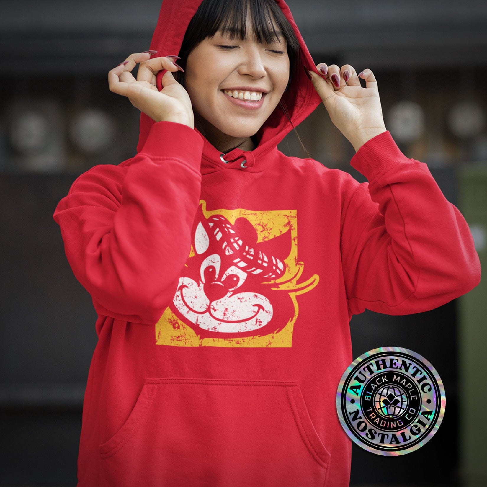 MacTavish The Cat Sweatshirt Hoodie – Black Maple Trading Co.
