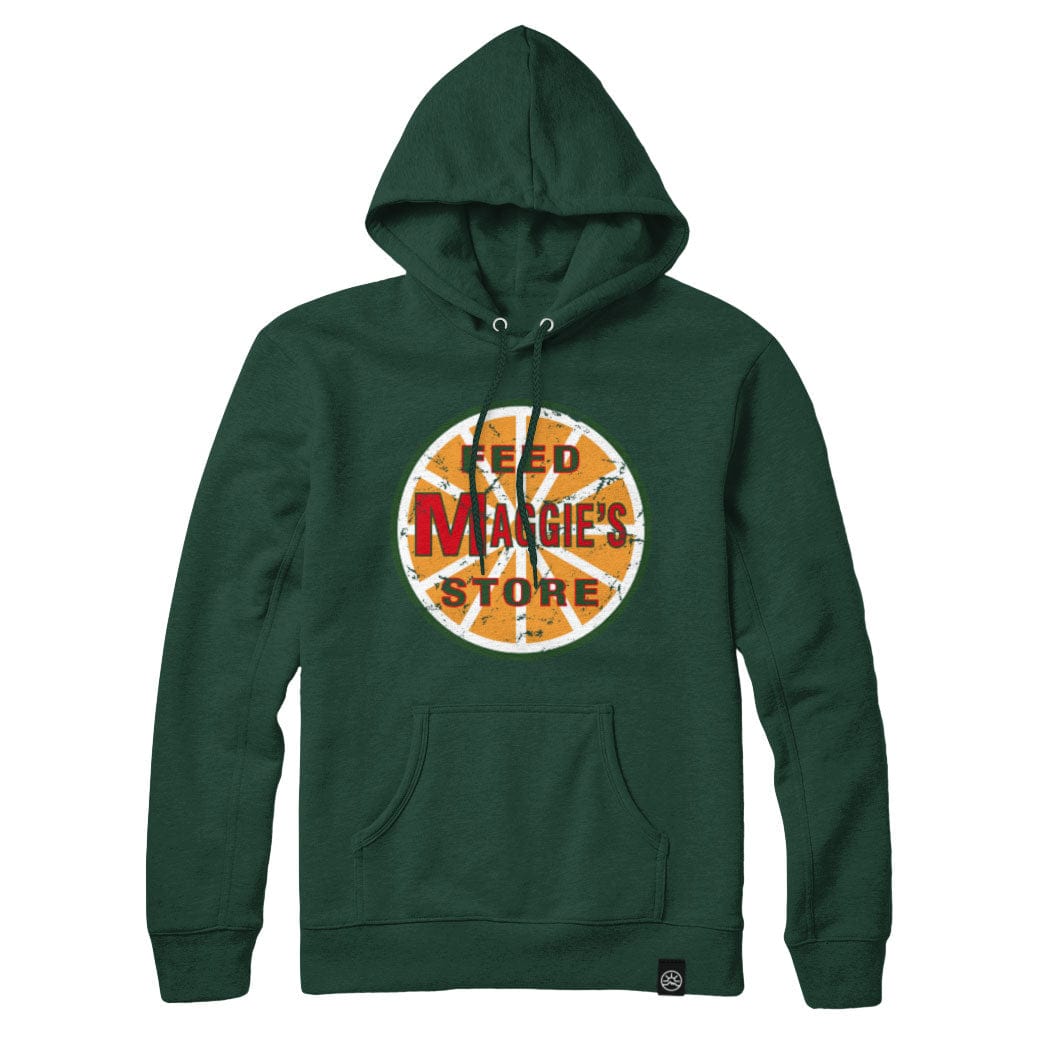 Maggies Feed Store Distressed Logo Sweatshirt and Hoodie