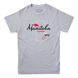 Manitoba Est 1870 Map T-shirt