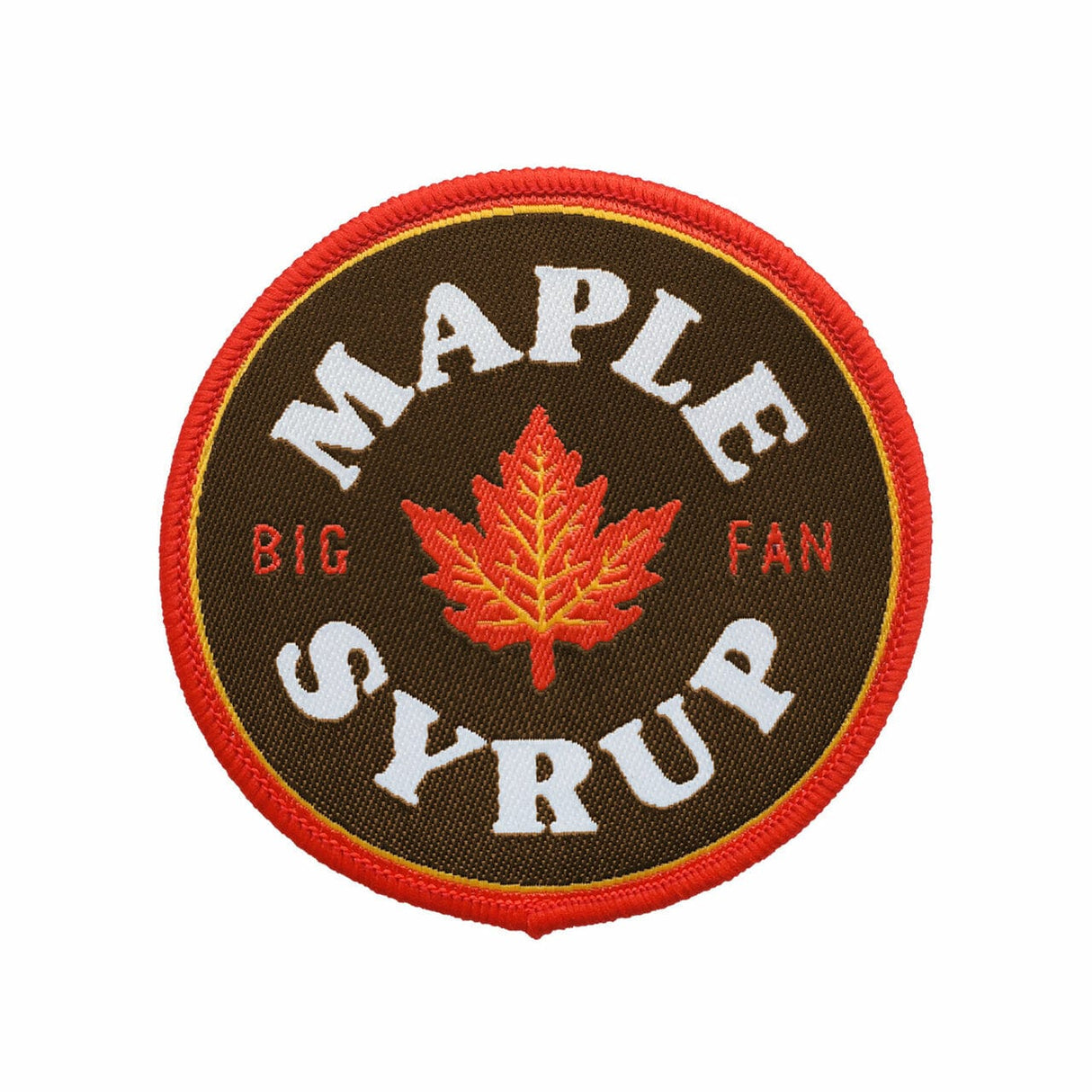 Maple Syrup Big Fan Iron on Patch