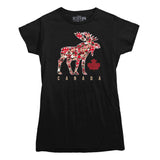 Canada Moose Patchwork T-shirt