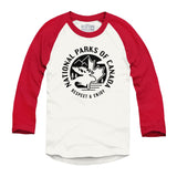 National Parks of Canada Raglan Baseball Shirt