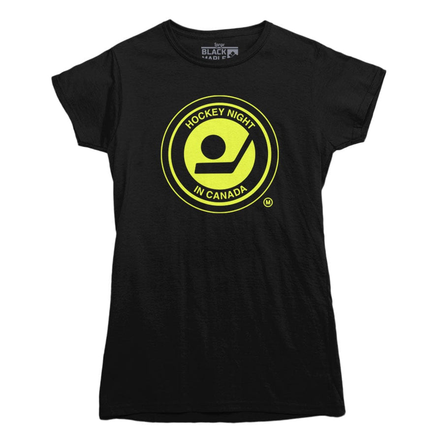 HNIC Neon Yellow Retro Logo T-shirt