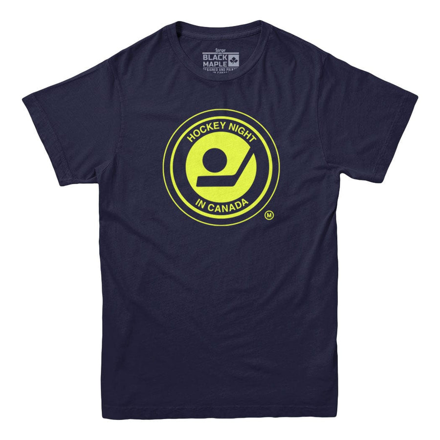 HNIC Neon Yellow Retro Logo T-shirt