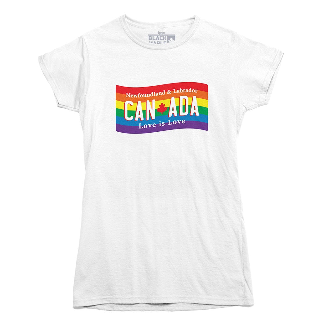 Newfoundland and Labrador Love is Love T-shirt
