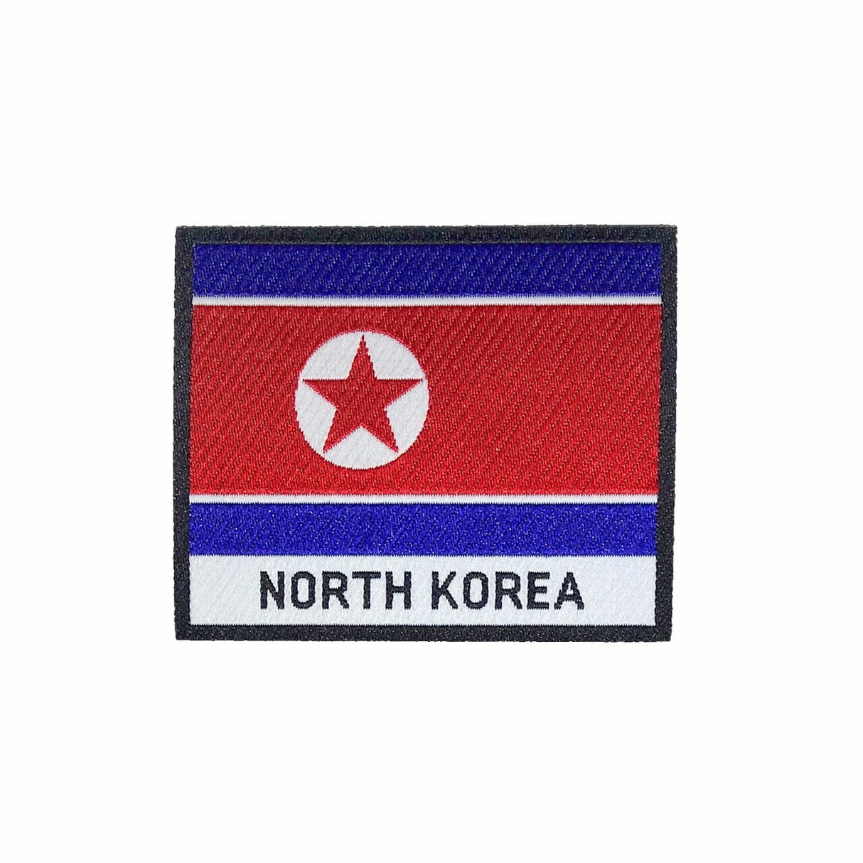 North Korea Flag  Iron On Patch