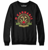 O Cannabis Legalized 2018 Black Crewneck Sweatshirt