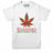 O Cannabis Tartan Mens White T-shirt
