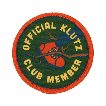 Official Klutz Club Member Patch