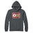 Ontario ON Distressed Abbreviation Hoodie Charcoal