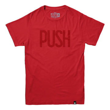 PUSH Tone on Tone Logo T-shirt
