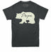 Papa Bear Mens Charcoal T-shirt