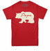 Papa Bear Mens Red T-shirt