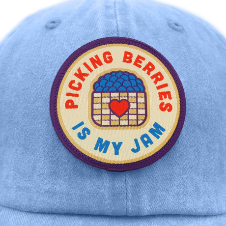 Picking Berries is My Jam Pigment Dyed Dad Cap