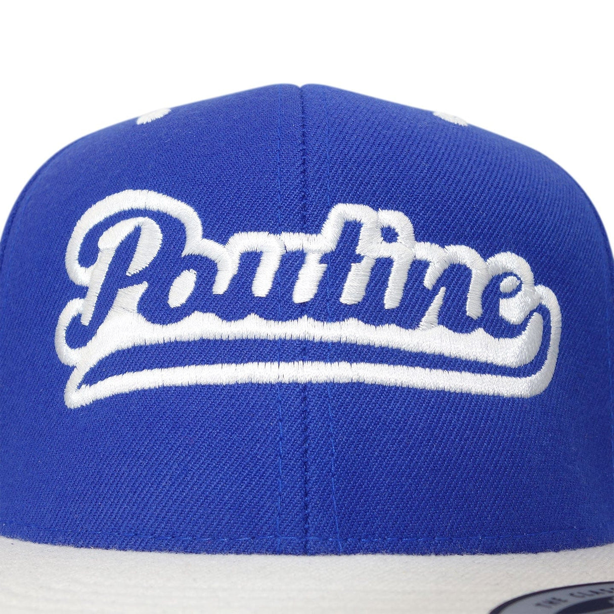 Poutine Baseball Logo Flat Brim Snapback Cap