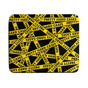 Pretty Hard Cases Caution Tape Mouse Pad