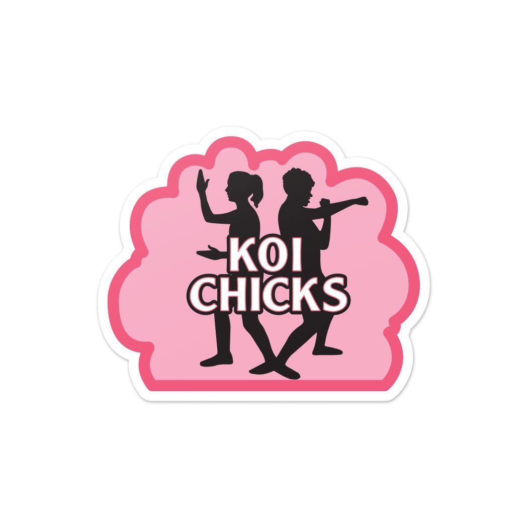 Pretty Hard Cases Koi Chicks Vinyl Sticker