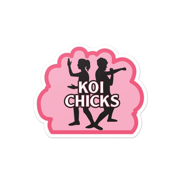 Pretty Hard Cases Koi Chicks Vinyl Sticker