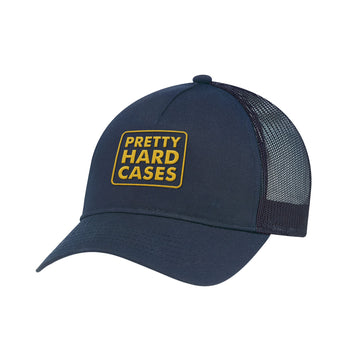 Pretty Hard Cases Stamp Logo Embroidered Trucker Cap