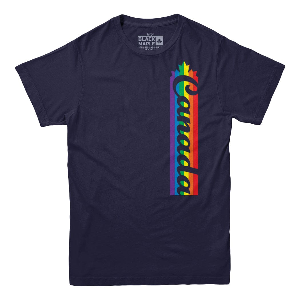 Pride Canada Stripe T-shirt – Black Maple Trading