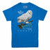 Quebec Snowy Owl Mens Tshirt Royal Blue