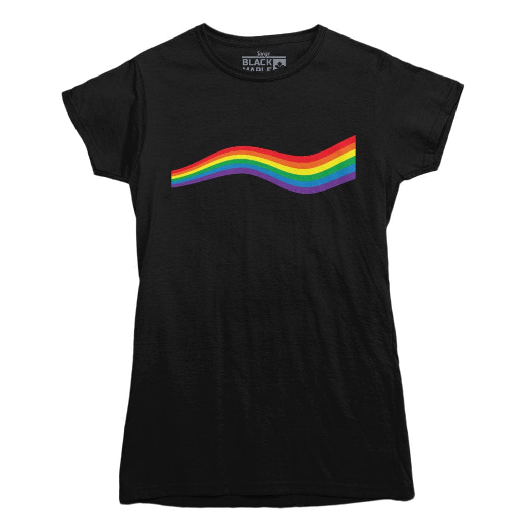 Rainbow Wave Pride Flag T-shirt