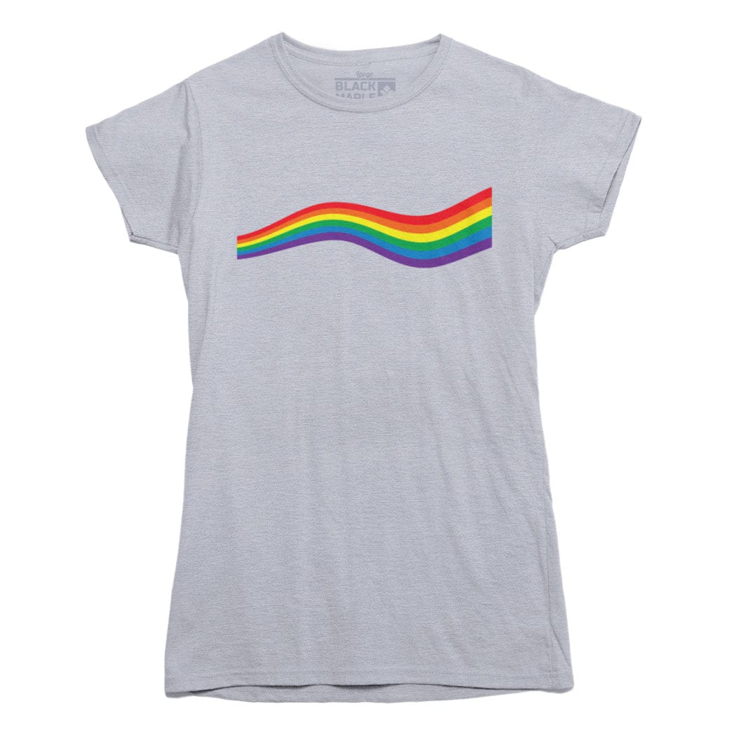 Rainbow Wave Pride Flag T-shirt