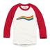 Rainbow Wave Pride Flag Baseball Shirt