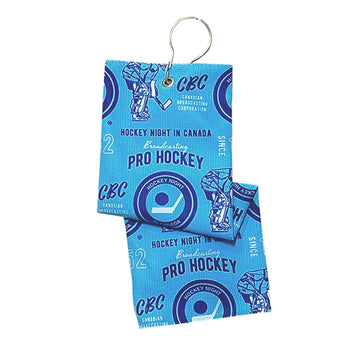 Retro Hockey Night in Canada Pattern Golf Towel